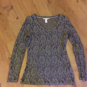 Banana Republic lace shirt